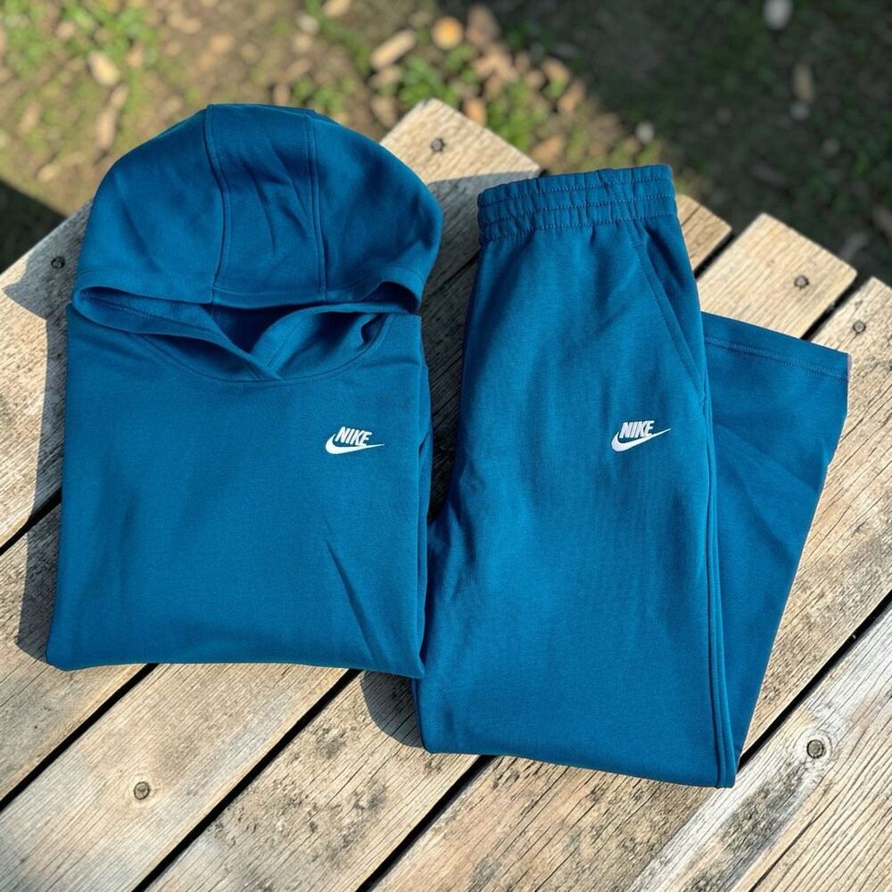 Nike Sportswear Girls Club Fleece Wide-Leg Pants & Oversized Hoodie Set NWOT XL